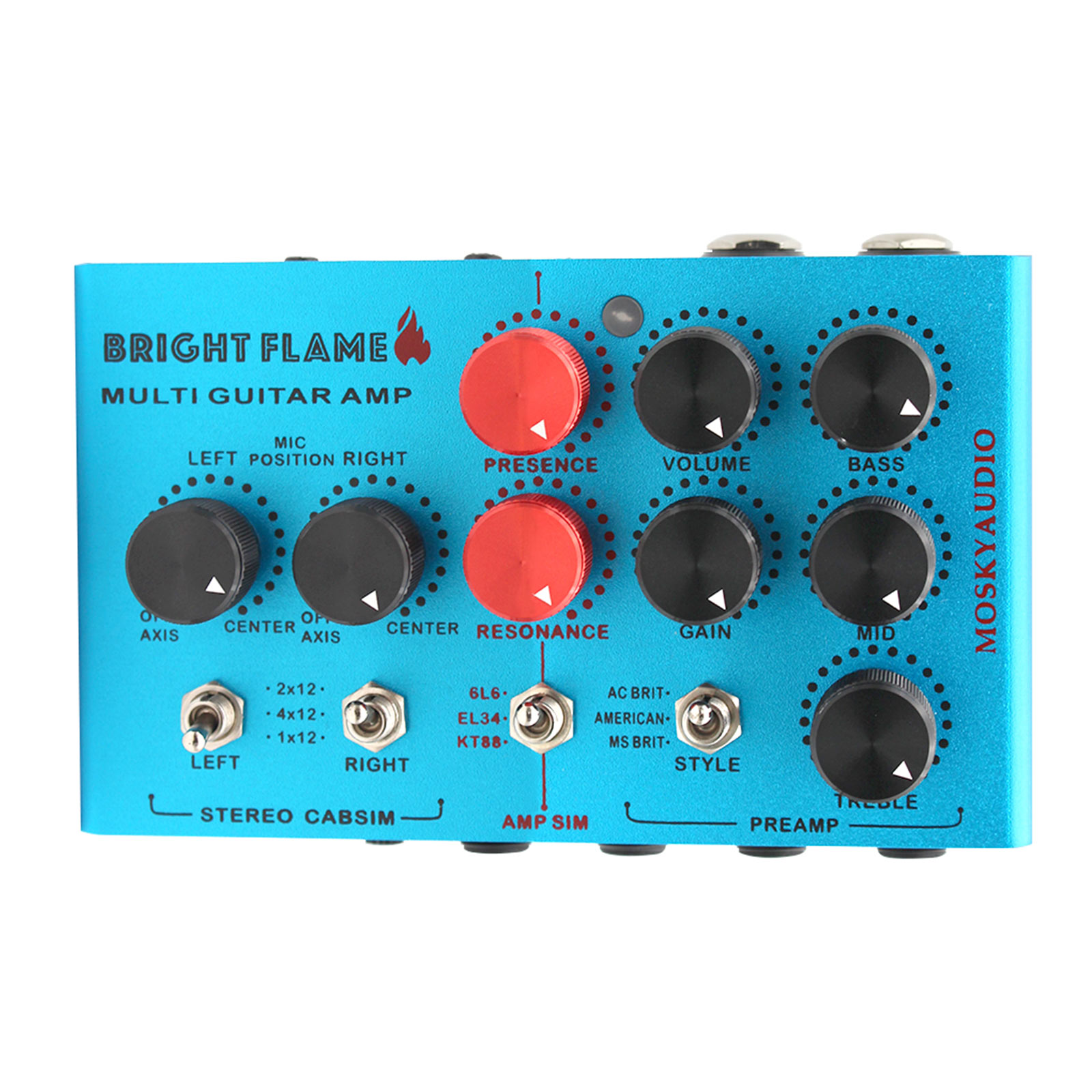 MOSKY AUDIO Bright Flame ギターアンプシミュレーター MOSKYAUDIO BrightFlame ギターアンプシミュレーター ペダル