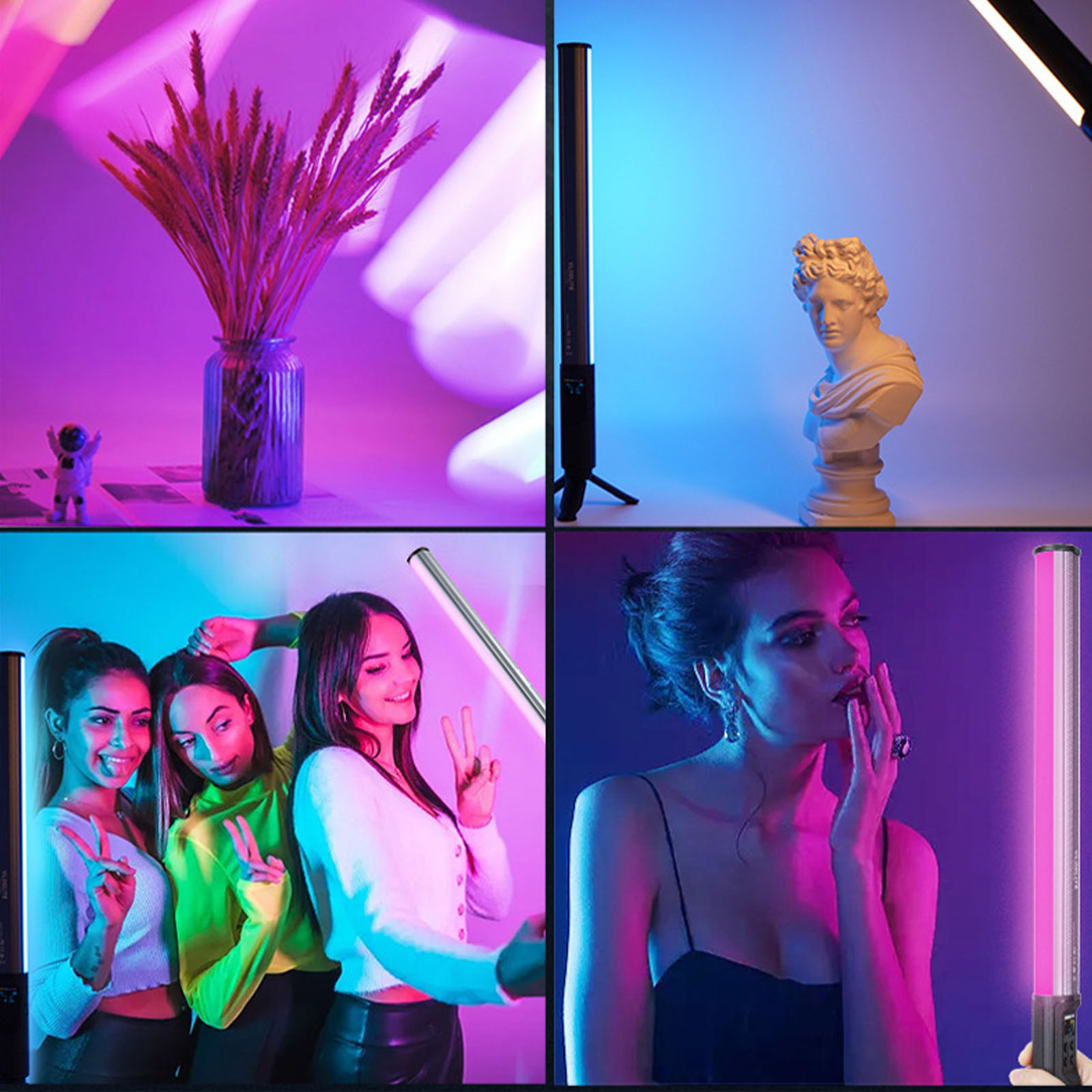 RGB LED Light Wand Handheld Photography Video Light 2500K